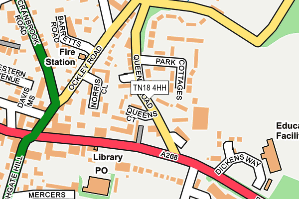 TN18 4HH map - OS OpenMap – Local (Ordnance Survey)