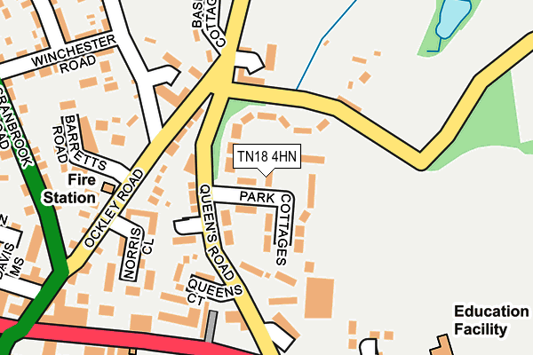 TN18 4HN map - OS OpenMap – Local (Ordnance Survey)