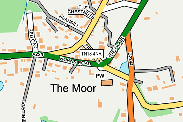 Map of PAISH LIMITED at local scale