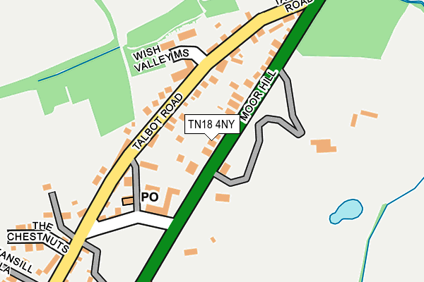 TN18 4NY map - OS OpenMap – Local (Ordnance Survey)