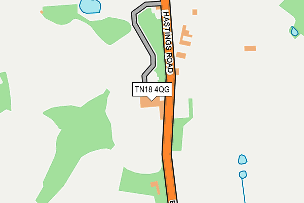 TN18 4QG map - OS OpenMap – Local (Ordnance Survey)