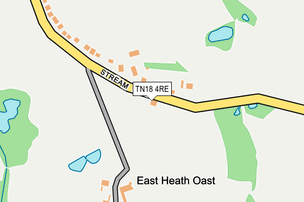TN18 4RE map - OS OpenMap – Local (Ordnance Survey)
