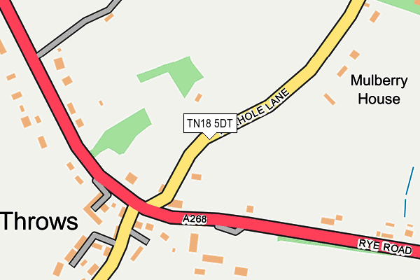 TN18 5DT map - OS OpenMap – Local (Ordnance Survey)