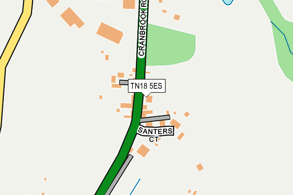 TN18 5ES map - OS OpenMap – Local (Ordnance Survey)