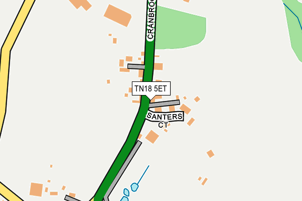 TN18 5ET map - OS OpenMap – Local (Ordnance Survey)