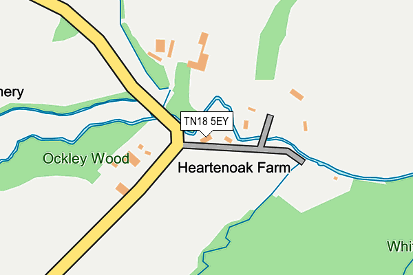TN18 5EY map - OS OpenMap – Local (Ordnance Survey)