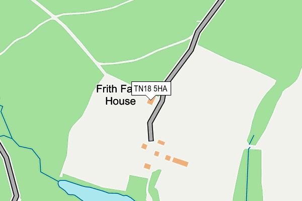 TN18 5HA map - OS OpenMap – Local (Ordnance Survey)