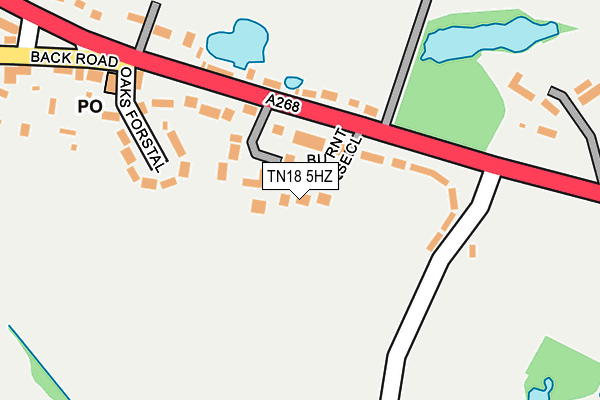 TN18 5HZ map - OS OpenMap – Local (Ordnance Survey)