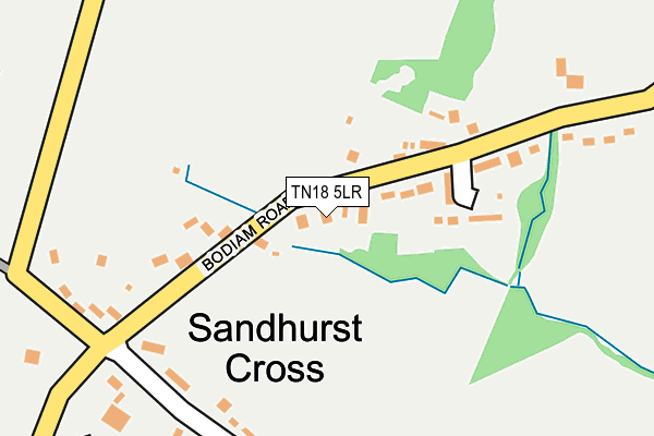 TN18 5LR map - OS OpenMap – Local (Ordnance Survey)