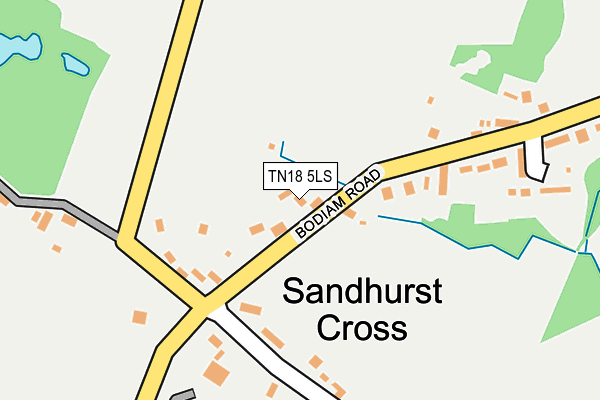TN18 5LS map - OS OpenMap – Local (Ordnance Survey)