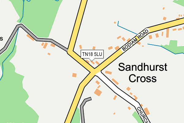 TN18 5LU map - OS OpenMap – Local (Ordnance Survey)