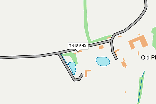 TN18 5NX map - OS OpenMap – Local (Ordnance Survey)
