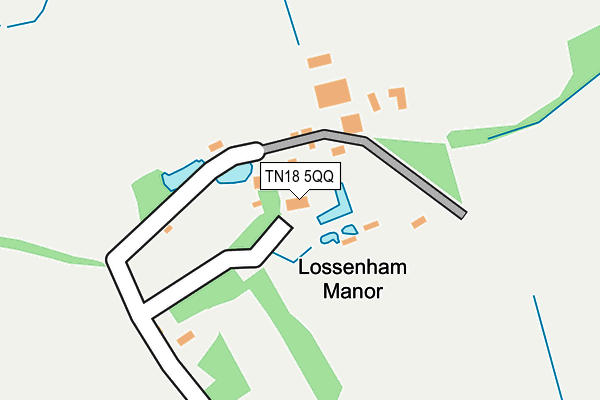 TN18 5QQ map - OS OpenMap – Local (Ordnance Survey)