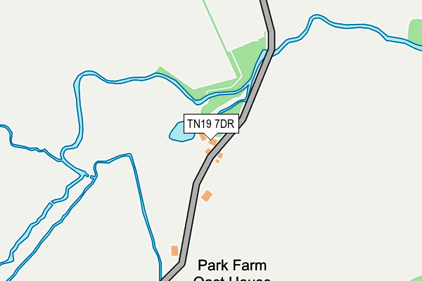 TN19 7DR map - OS OpenMap – Local (Ordnance Survey)
