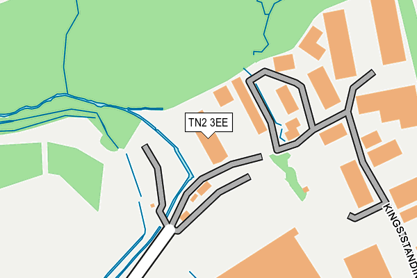 TN2 3EE map - OS OpenMap – Local (Ordnance Survey)