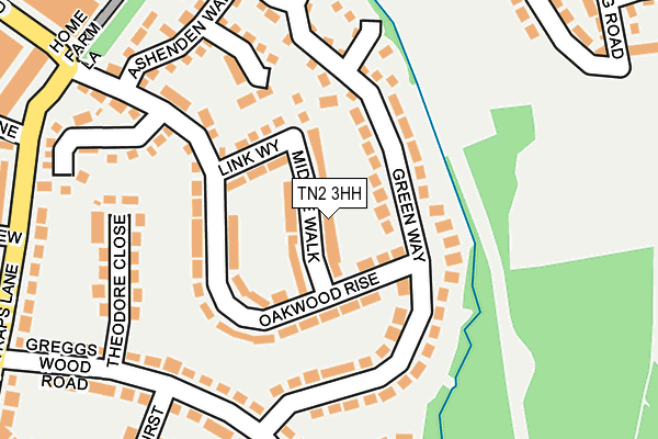 Map of MYNETWORK LTD at local scale