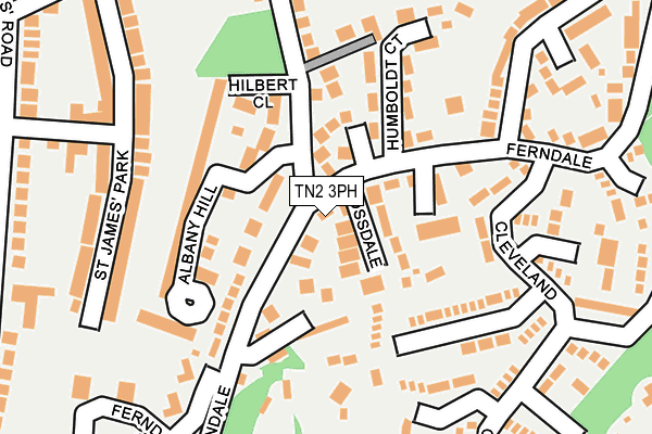TN2 3PH map - OS OpenMap – Local (Ordnance Survey)