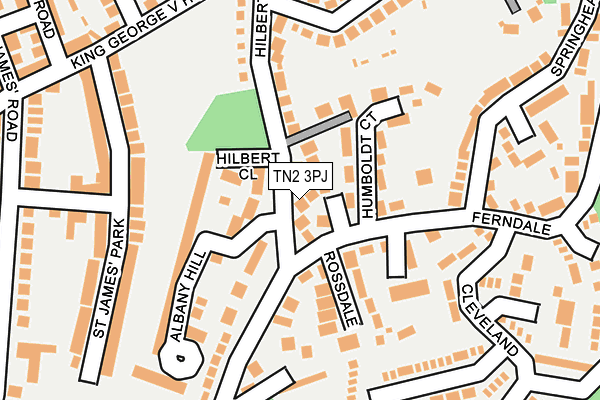 TN2 3PJ map - OS OpenMap – Local (Ordnance Survey)