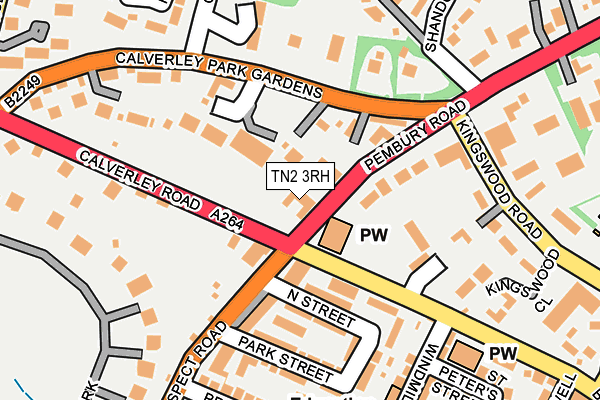TN2 3RH map - OS OpenMap – Local (Ordnance Survey)