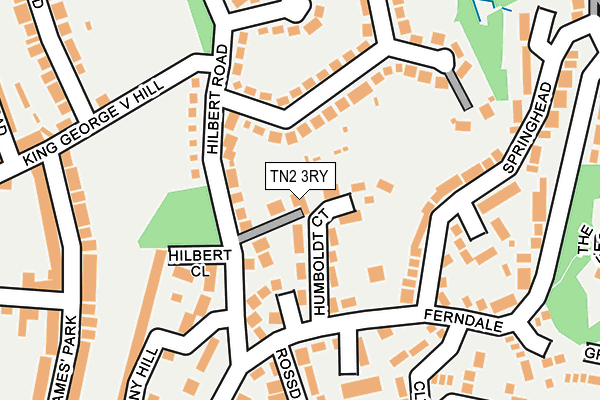 TN2 3RY map - OS OpenMap – Local (Ordnance Survey)