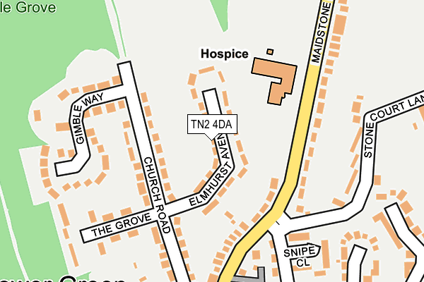 Map of HAMMER AND TROWEL BUILDING SERVICES LIMITED at local scale
