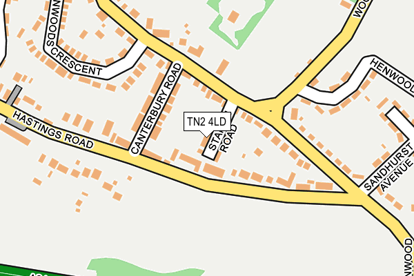 Map of SPATHROOM LIVING LTD at local scale
