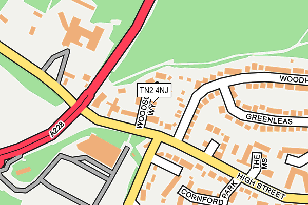 TN2 4NJ map - OS OpenMap – Local (Ordnance Survey)