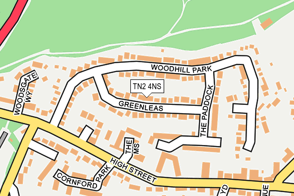 Map of THE HODDY BUCKET COMPANY LIMITED at local scale