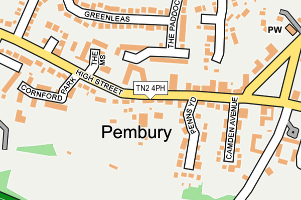 Map of PWM DRIVING LTD at local scale