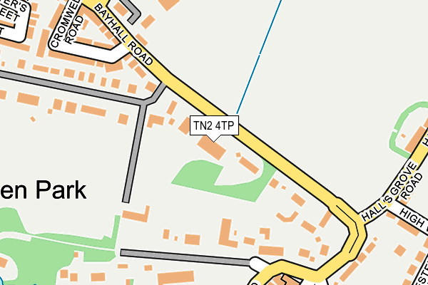 TN2 4TP map - OS OpenMap – Local (Ordnance Survey)
