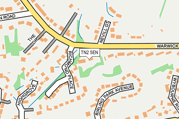 TN2 5EN map - OS OpenMap – Local (Ordnance Survey)