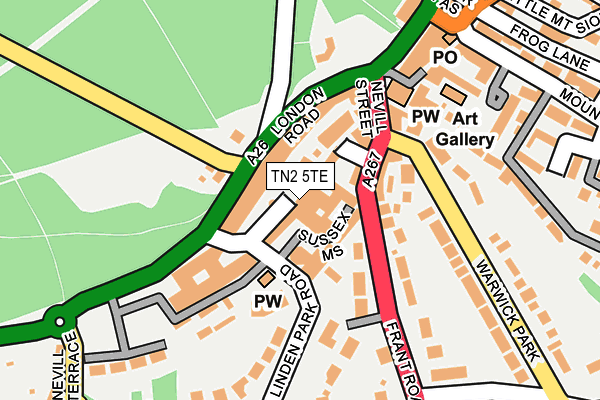 Map of CALVERLEY LIMITED at local scale