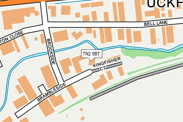 TN2 9BT map - OS OpenMap – Local (Ordnance Survey)