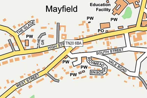 Map of SURREY MILLS PUBLISHING LIMITED at local scale