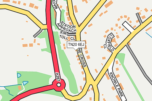 TN20 6EJ map - OS OpenMap – Local (Ordnance Survey)