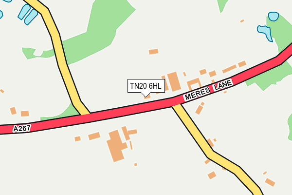 TN20 6HL map - OS OpenMap – Local (Ordnance Survey)