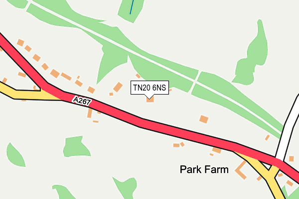 TN20 6NS map - OS OpenMap – Local (Ordnance Survey)
