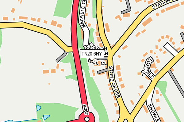 TN20 6NY map - OS OpenMap – Local (Ordnance Survey)