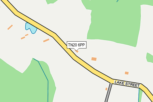 TN20 6PP map - OS OpenMap – Local (Ordnance Survey)