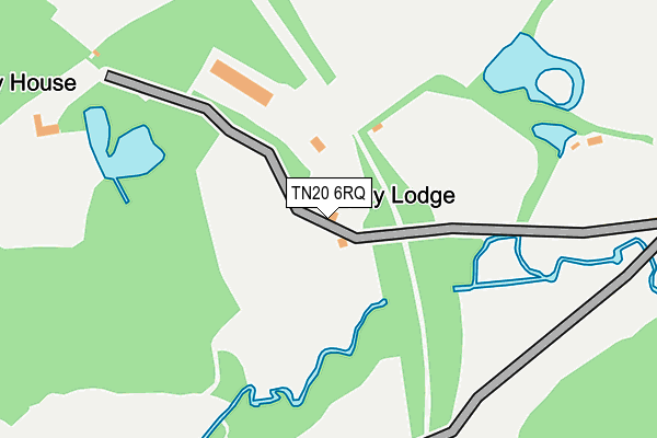 TN20 6RQ map - OS OpenMap – Local (Ordnance Survey)