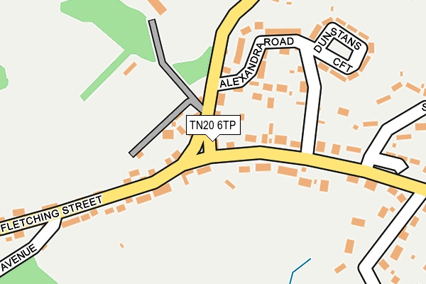 TN20 6TP map - OS OpenMap – Local (Ordnance Survey)