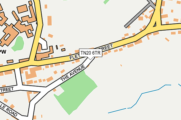 TN20 6TR map - OS OpenMap – Local (Ordnance Survey)