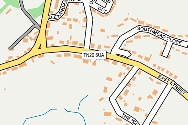 TN20 6UA map - OS OpenMap – Local (Ordnance Survey)