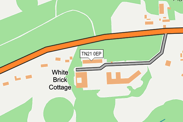 TN21 0EP map - OS OpenMap – Local (Ordnance Survey)