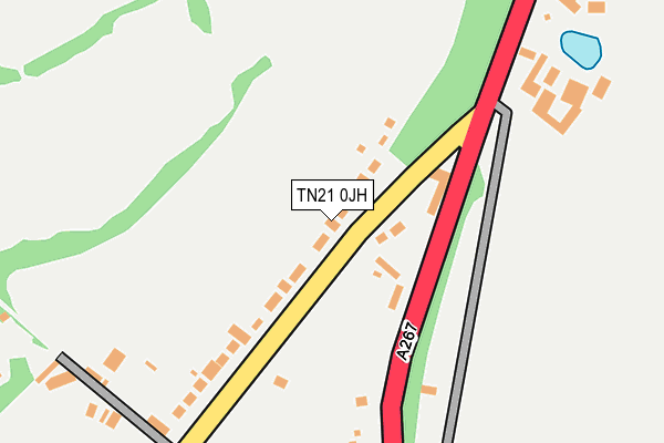 TN21 0JH map - OS OpenMap – Local (Ordnance Survey)