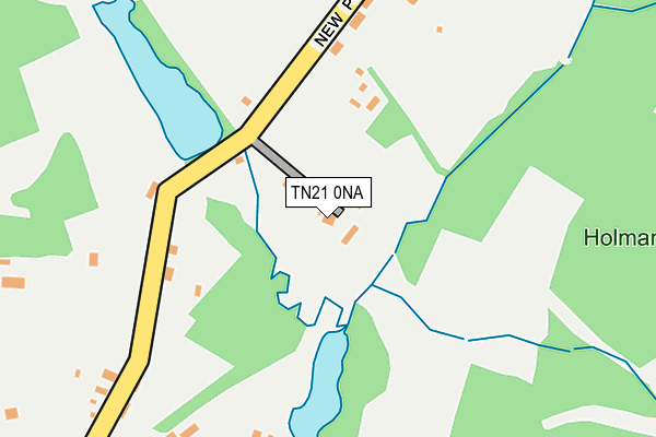 TN21 0NA map - OS OpenMap – Local (Ordnance Survey)
