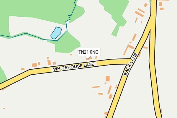TN21 0NG map - OS OpenMap – Local (Ordnance Survey)