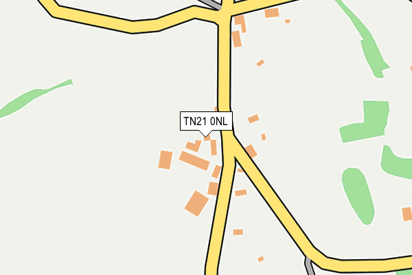 TN21 0NL map - OS OpenMap – Local (Ordnance Survey)