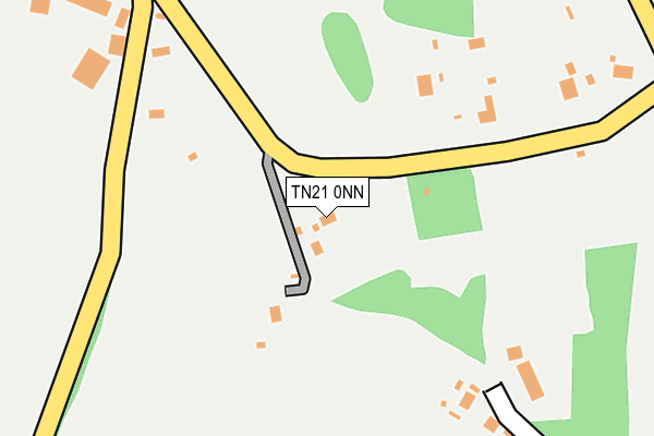 TN21 0NN map - OS OpenMap – Local (Ordnance Survey)
