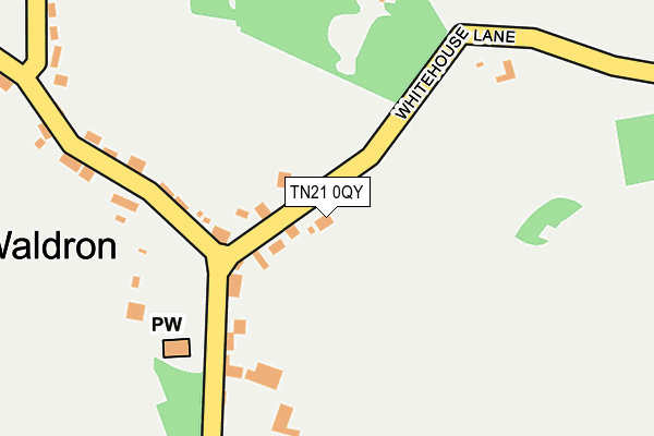 TN21 0QY map - OS OpenMap – Local (Ordnance Survey)